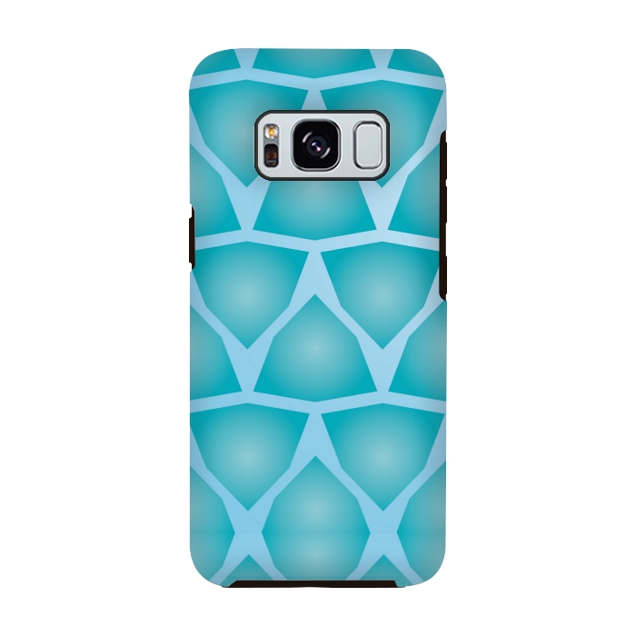 Galaxy S8 StrongFit shapes blue pattern by MALLIKA