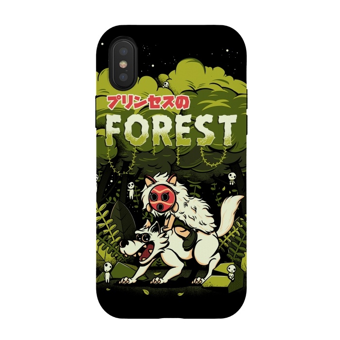 iPhone Xs / X StrongFit The Forest Princess by Ilustrata