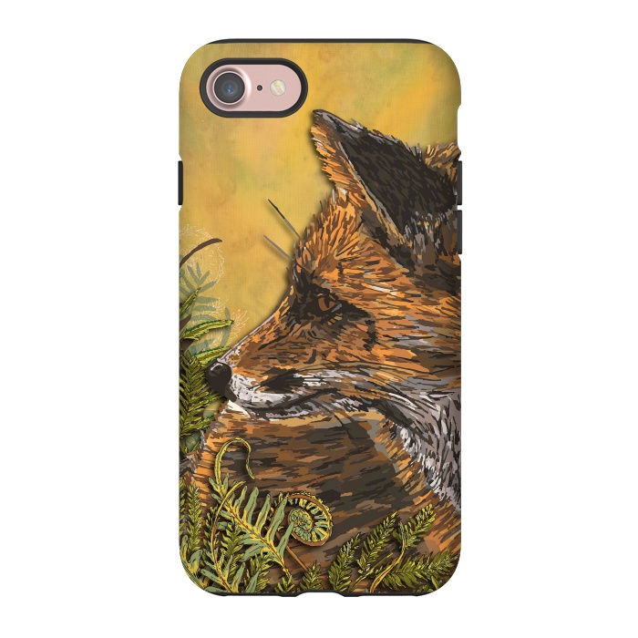 iPhone 7 StrongFit Ferny Fox by Lotti Brown