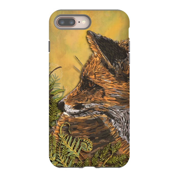 iPhone 7 plus StrongFit Ferny Fox by Lotti Brown