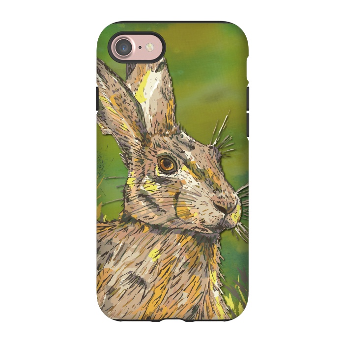 iPhone 7 StrongFit Summer Hare by Lotti Brown