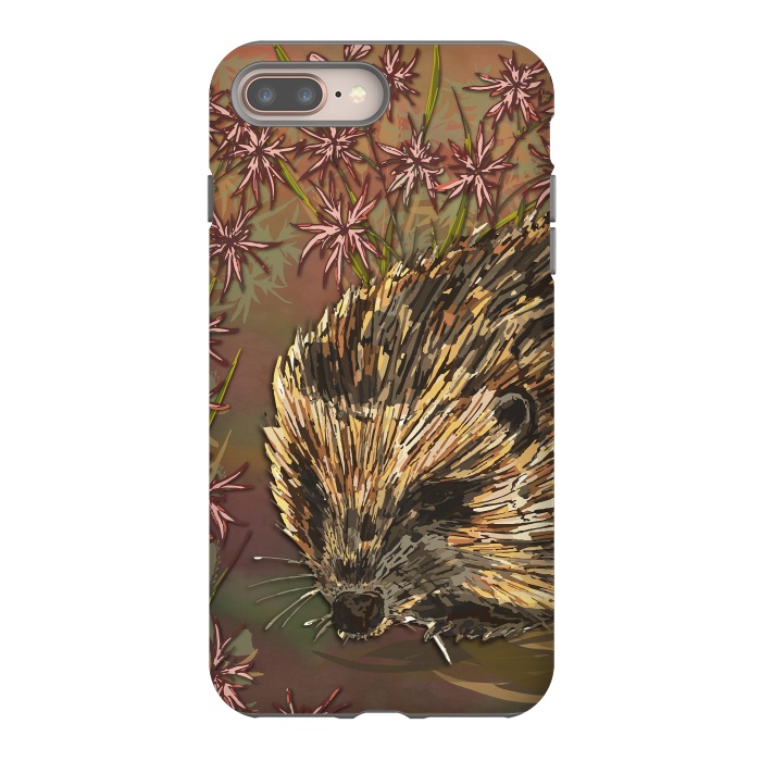 iPhone 7 plus StrongFit Sweet Hedgehog by Lotti Brown