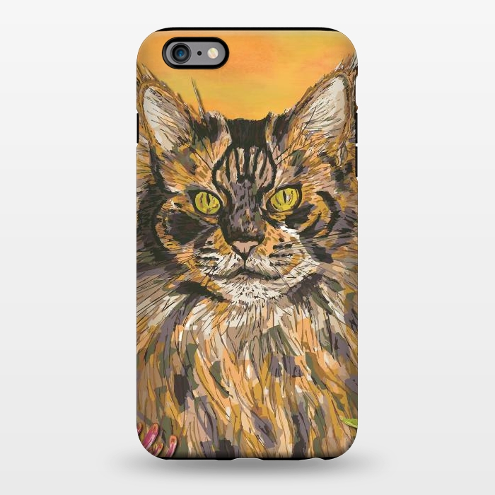 iPhone 6/6s plus StrongFit Maine Coon Cat by Lotti Brown