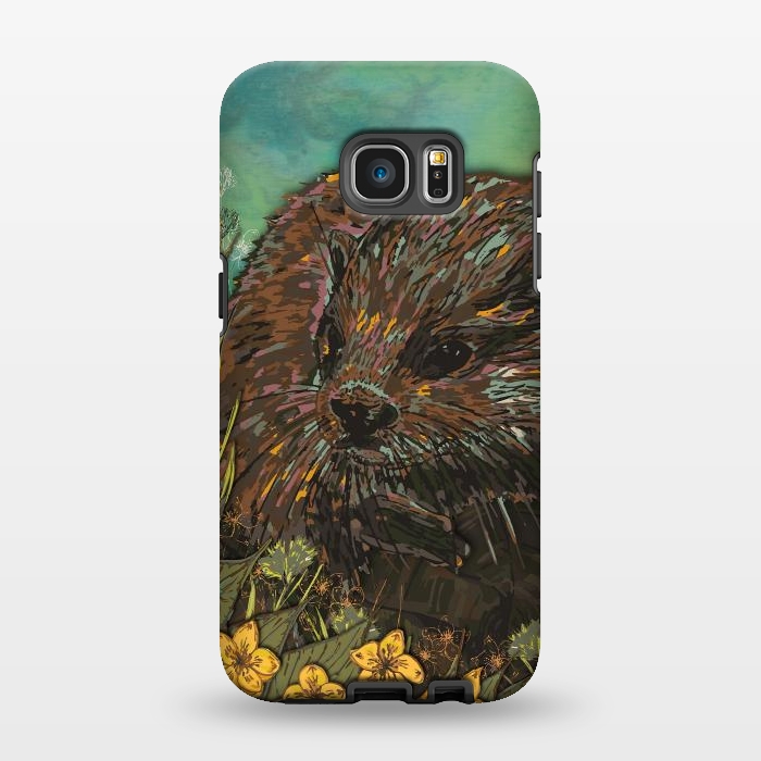 Galaxy S7 EDGE StrongFit Otter by Lotti Brown