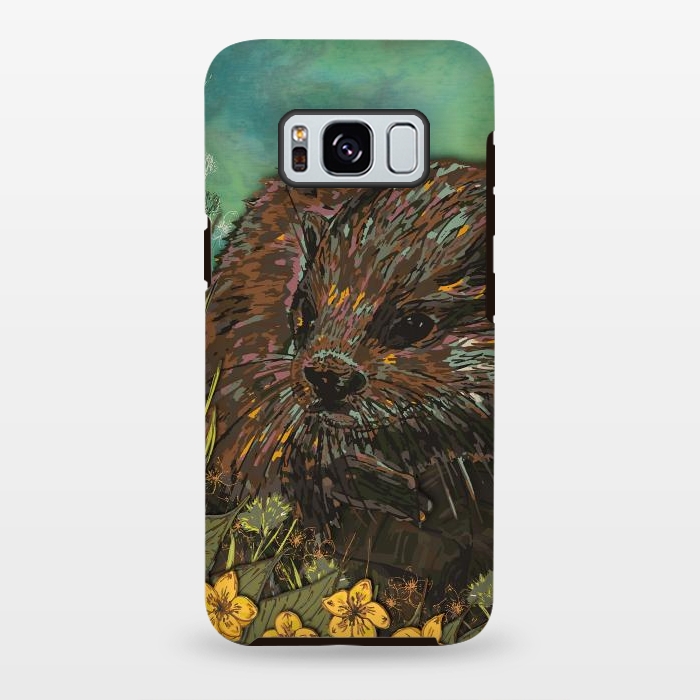Galaxy S8 plus StrongFit Otter by Lotti Brown