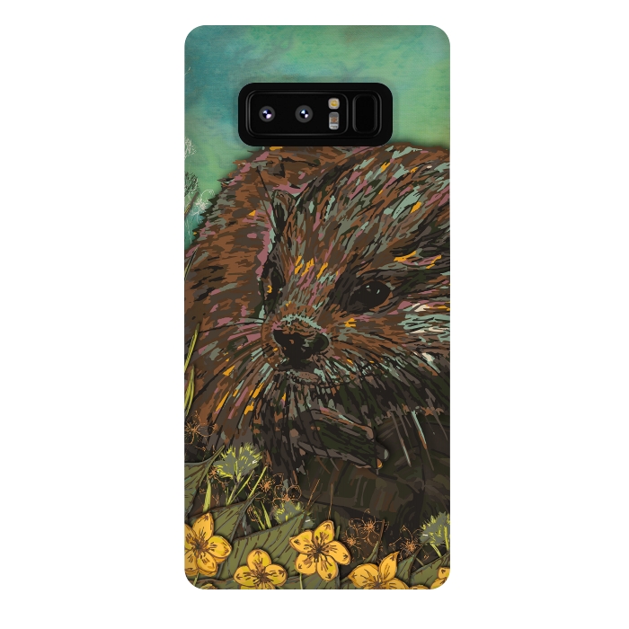 Galaxy Note 8 StrongFit Otter by Lotti Brown