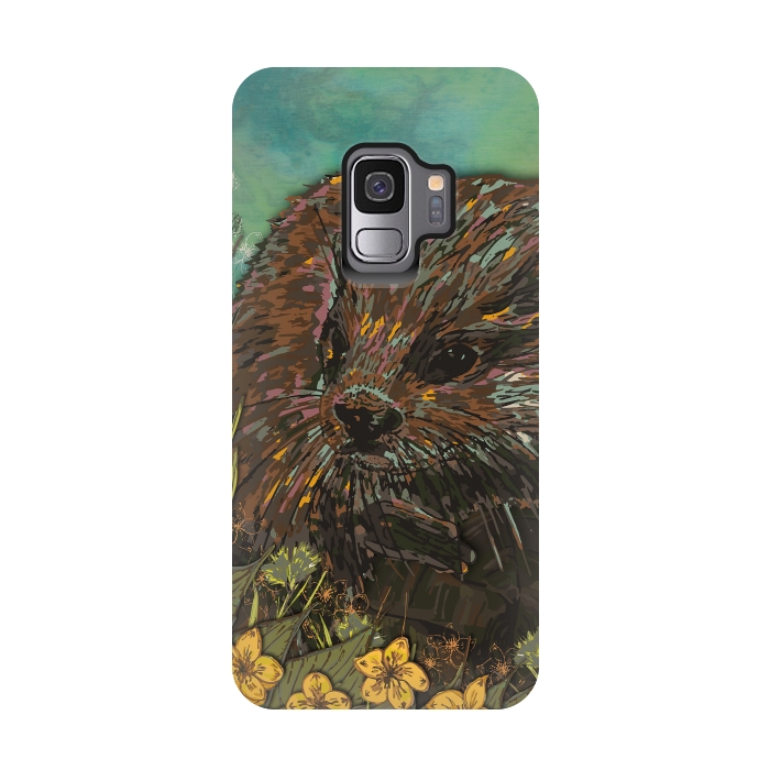 Galaxy S9 StrongFit Otter by Lotti Brown