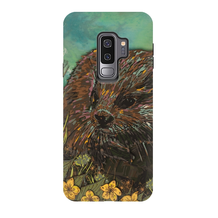 Galaxy S9 plus StrongFit Otter by Lotti Brown