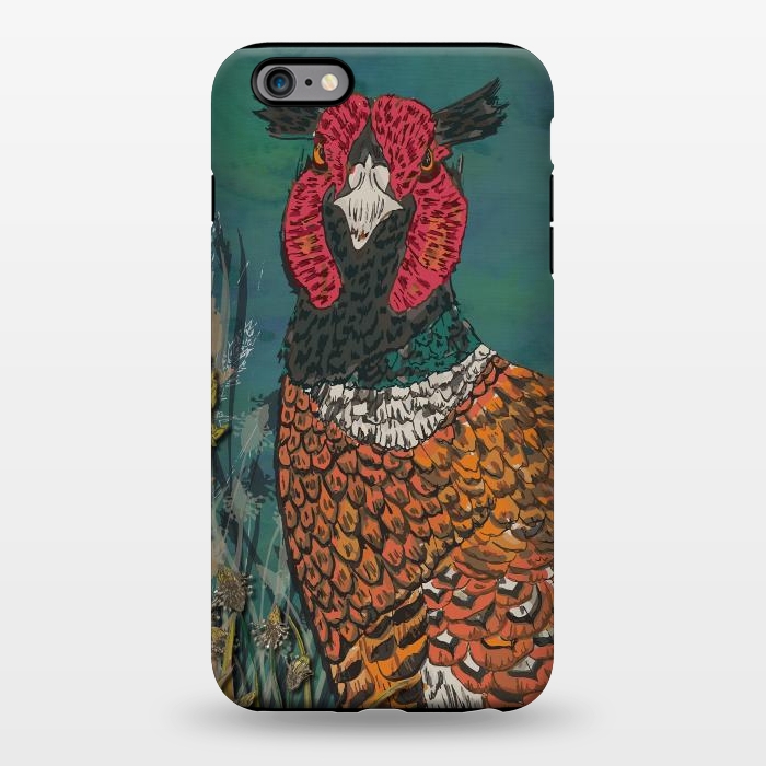iPhone 6/6s plus StrongFit Funny Pheasant by Lotti Brown