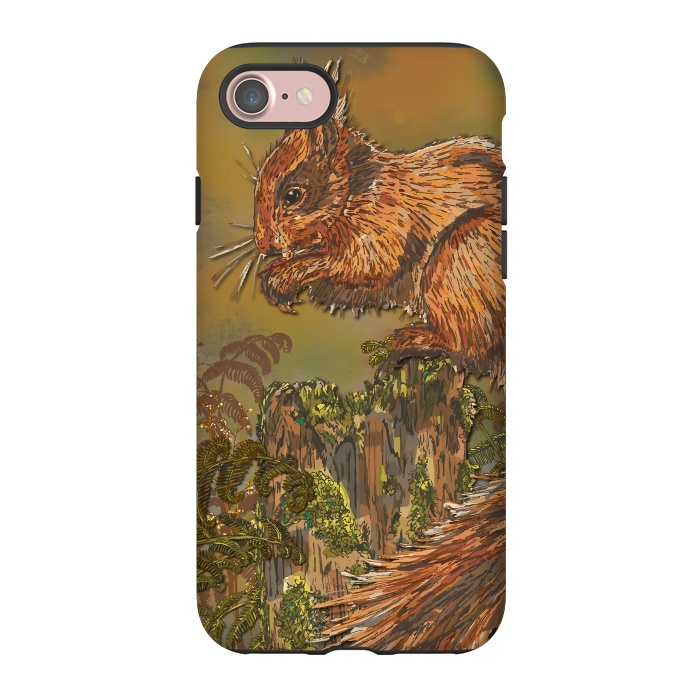 iPhone 7 StrongFit September Squirrel by Lotti Brown
