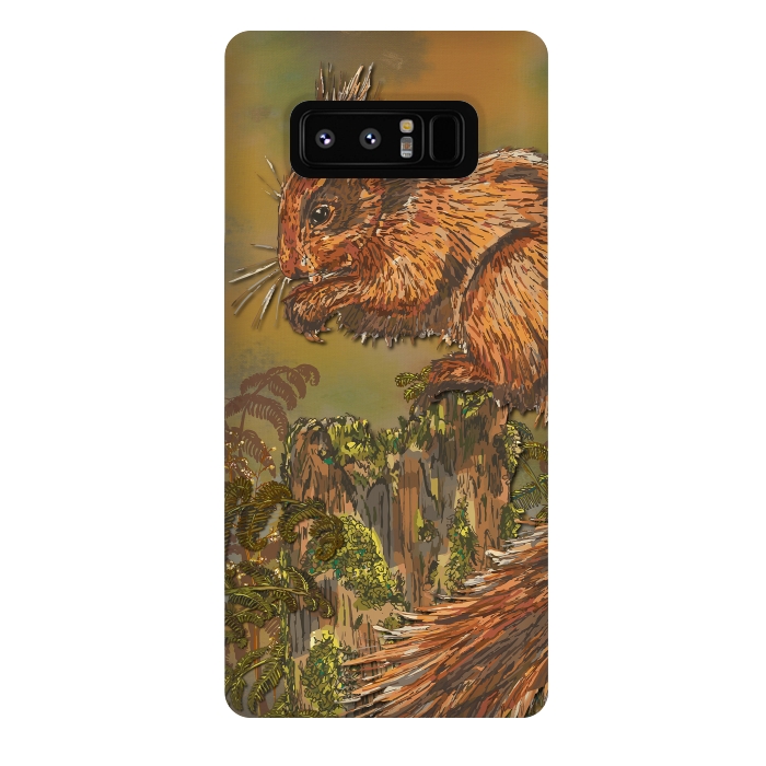 Galaxy Note 8 StrongFit September Squirrel by Lotti Brown