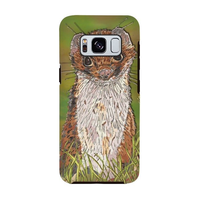 Galaxy S8 StrongFit Summer Stoat by Lotti Brown