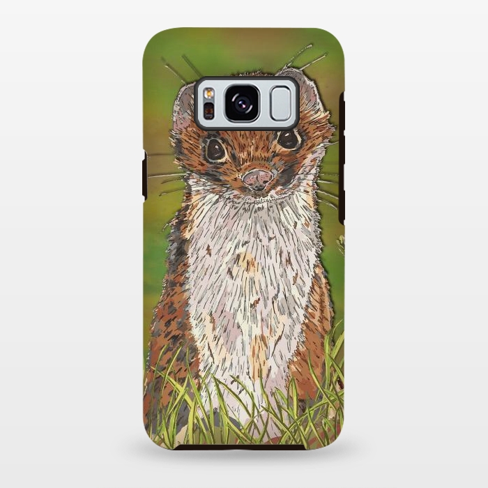 Galaxy S8 plus StrongFit Summer Stoat by Lotti Brown