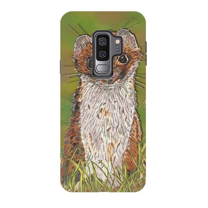 Galaxy S9 plus StrongFit Summer Stoat by Lotti Brown