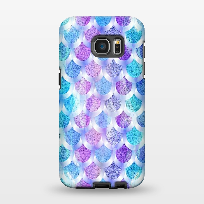 Galaxy S7 EDGE StrongFit Blue purple mermaid by Jms