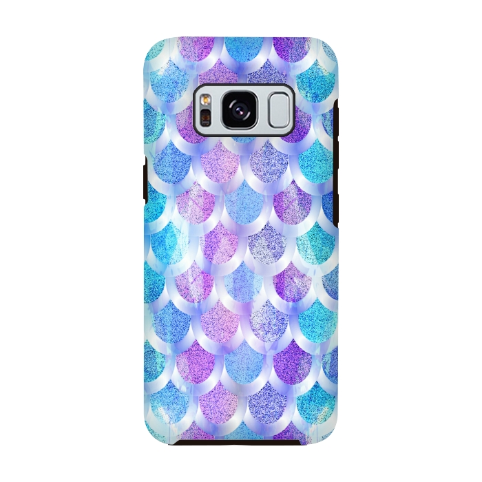 Galaxy S8 StrongFit Blue purple mermaid by Jms
