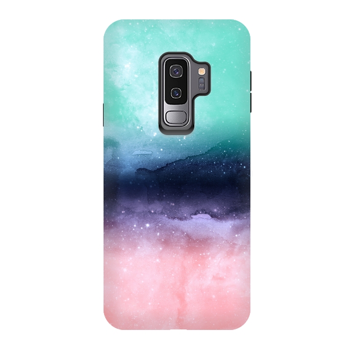 Galaxy S9 plus StrongFit Modern watercolor abstract paint   by InovArts
