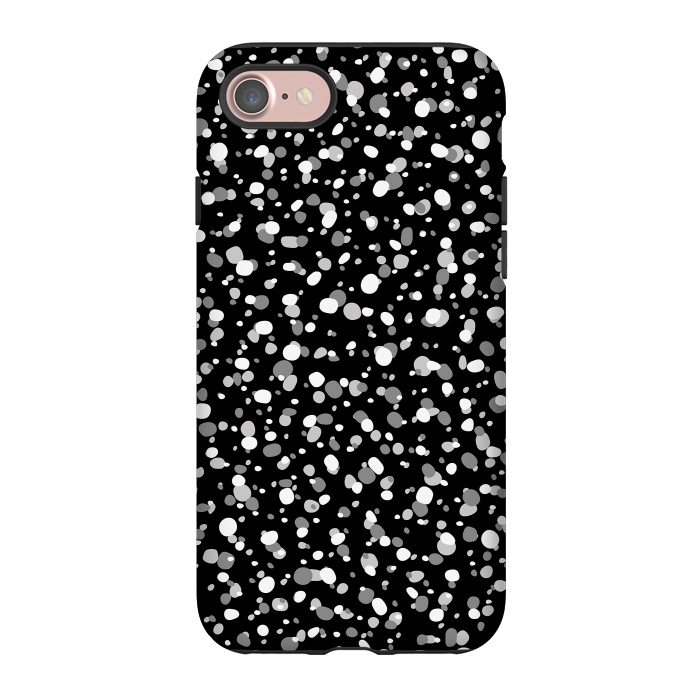 iPhone 7 StrongFit White Dots by Majoih