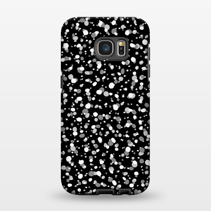 Galaxy S7 EDGE StrongFit White Dots by Majoih