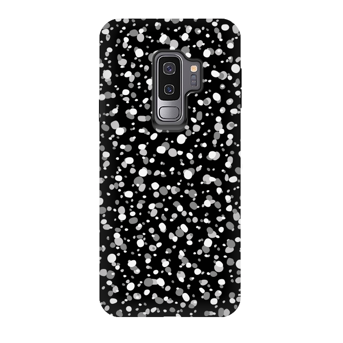 Galaxy S9 plus StrongFit White Dots by Majoih