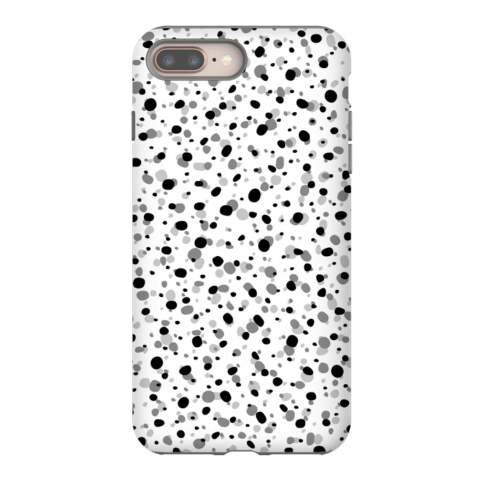 iPhone 7 plus StrongFit Black Dots by Majoih