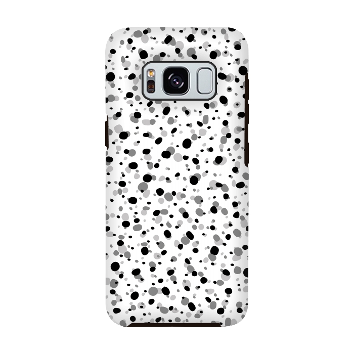 Galaxy S8 StrongFit Black Dots by Majoih