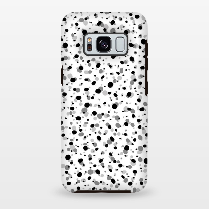 Galaxy S8 plus StrongFit Black Dots by Majoih