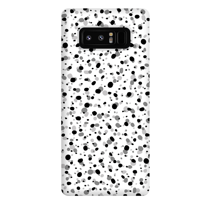 Galaxy Note 8 StrongFit Black Dots by Majoih