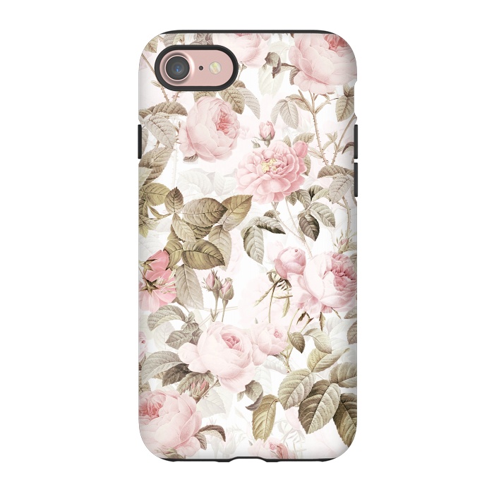 iPhone 7 StrongFit Pastel Vintage Roses by  Utart