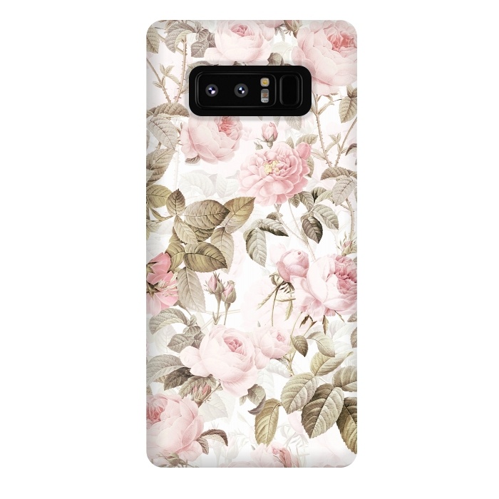 Galaxy Note 8 StrongFit Pastel Vintage Roses by  Utart
