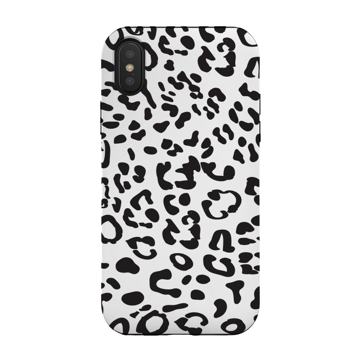 iPhone Xs / X StrongFit Leopard Texture 2 by Bledi