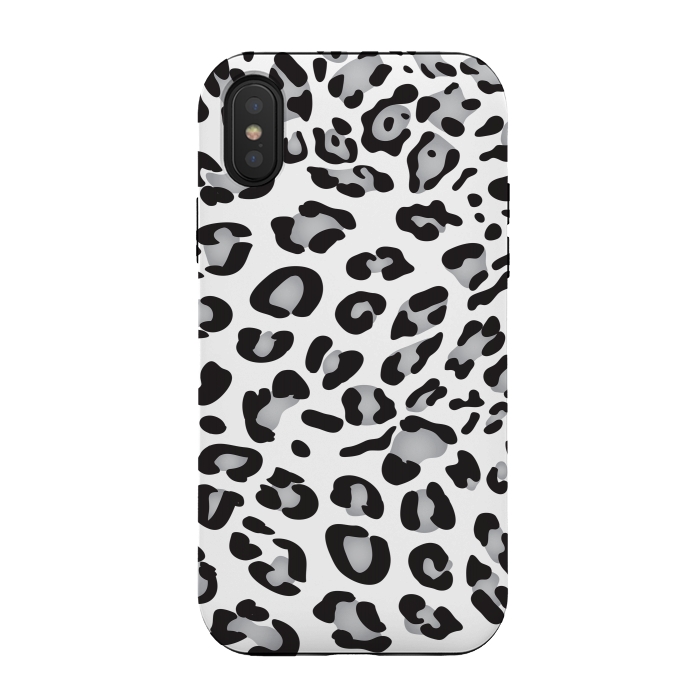 iPhone Xs / X StrongFit Leopard Texture 6 by Bledi