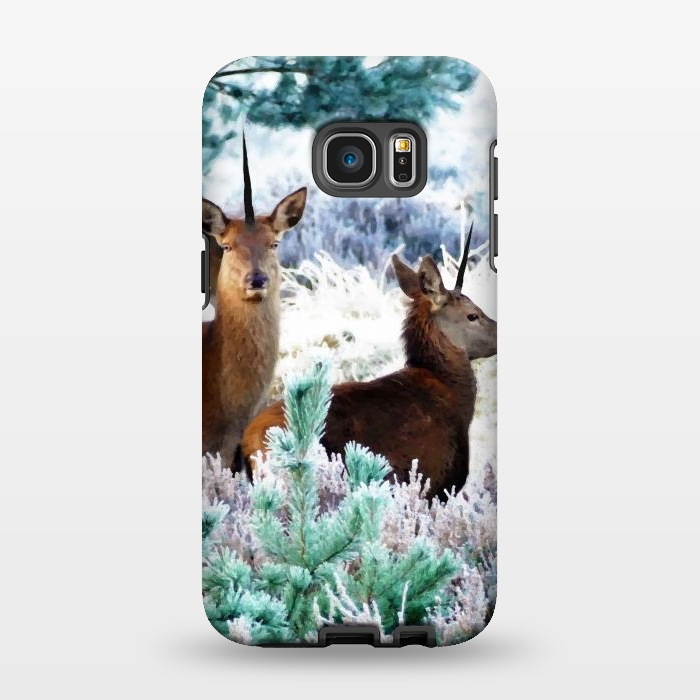 Galaxy S7 EDGE StrongFit Unicorn Deer by Uma Prabhakar Gokhale