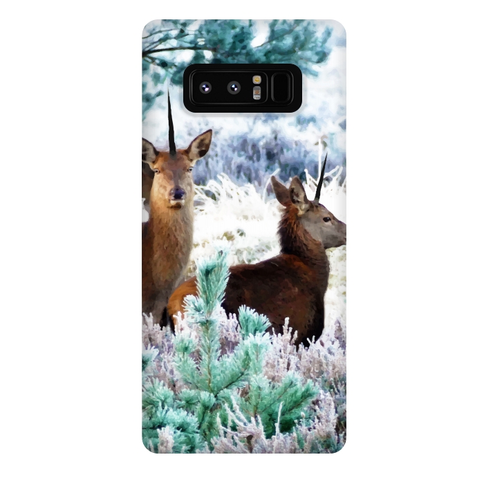 Galaxy Note 8 StrongFit Unicorn Deer by Uma Prabhakar Gokhale