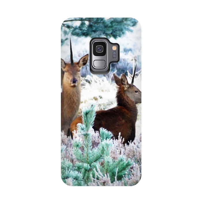 Galaxy S9 StrongFit Unicorn Deer by Uma Prabhakar Gokhale