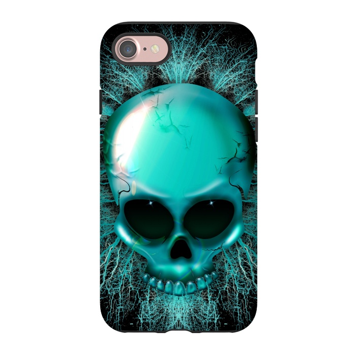 iPhone 7 StrongFit Ghost Skull Hologram by BluedarkArt