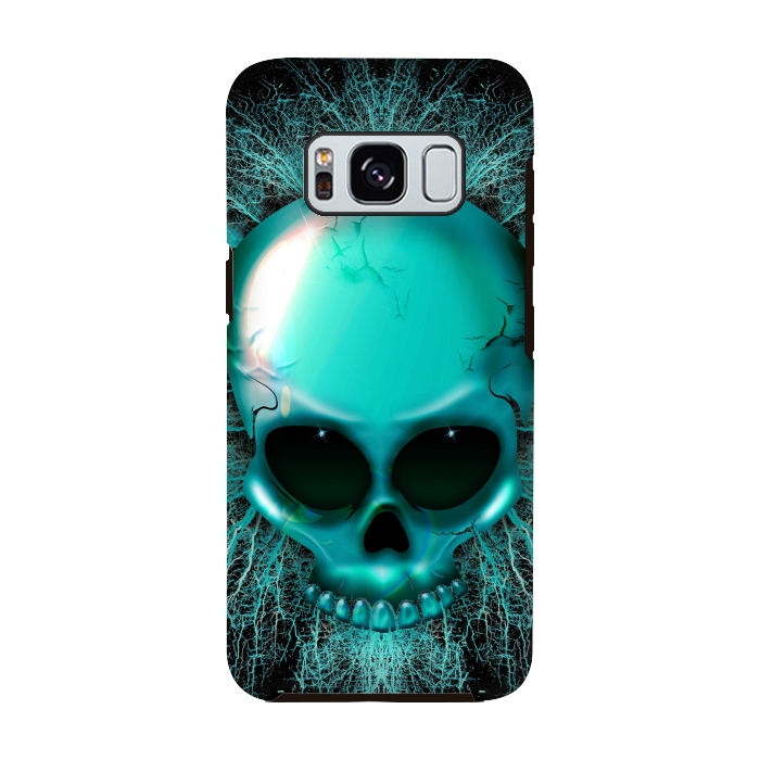 Galaxy S8 StrongFit Ghost Skull Hologram by BluedarkArt