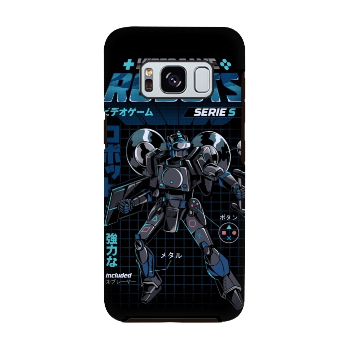 Galaxy S8 StrongFit Video Game Robot - Model S by Ilustrata