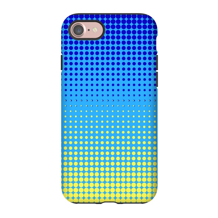 iPhone 7 StrongFit yellow blue shades by MALLIKA
