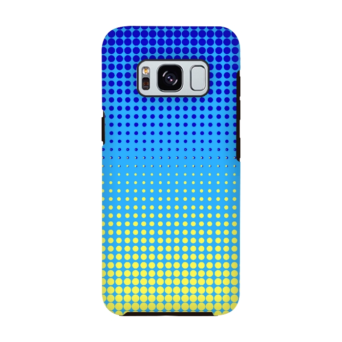 Galaxy S8 StrongFit yellow blue shades by MALLIKA