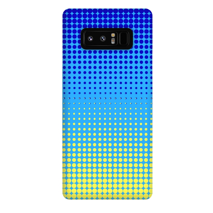 Galaxy Note 8 StrongFit yellow blue shades by MALLIKA