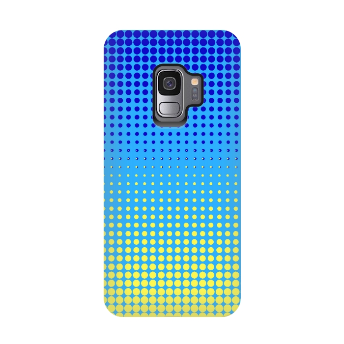 Galaxy S9 StrongFit yellow blue shades by MALLIKA