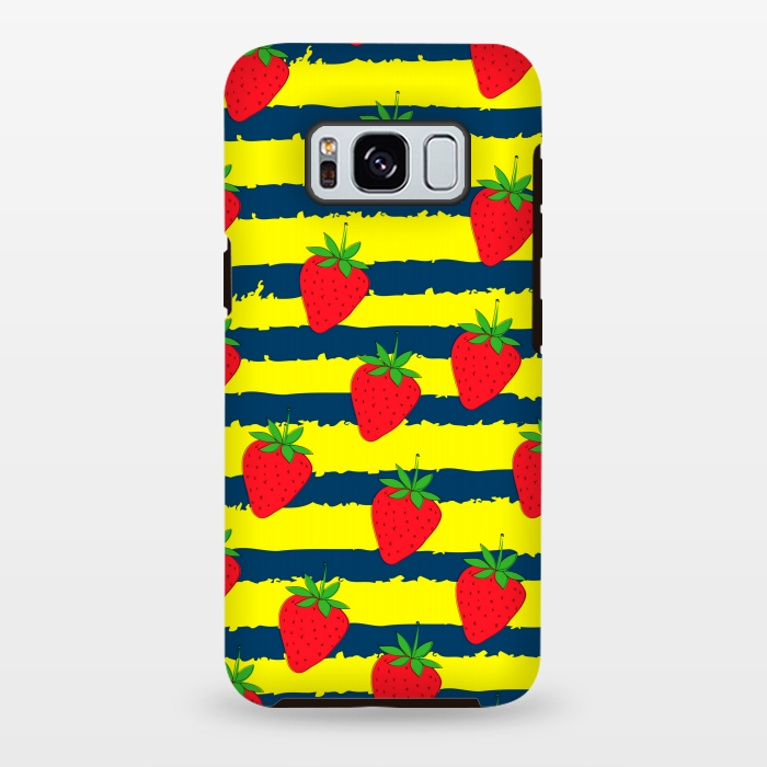 Galaxy S8 plus StrongFit summer strawberry pattern by MALLIKA