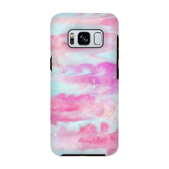 Galaxy S8 StrongFit Pink blue  by Jms