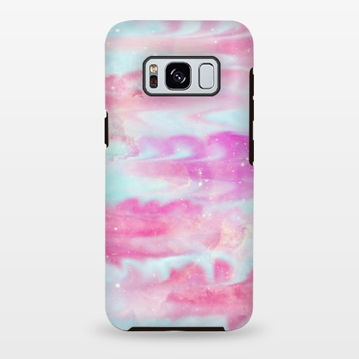 Galaxy S8 plus StrongFit Pink blue  by Jms
