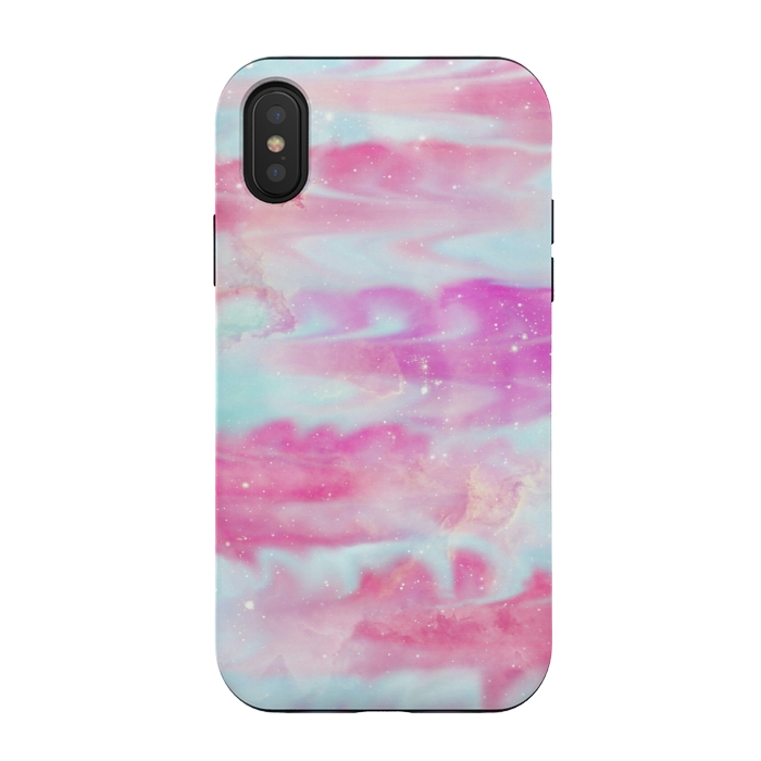 iPhone Xs / X StrongFit Pink blue  by Jms