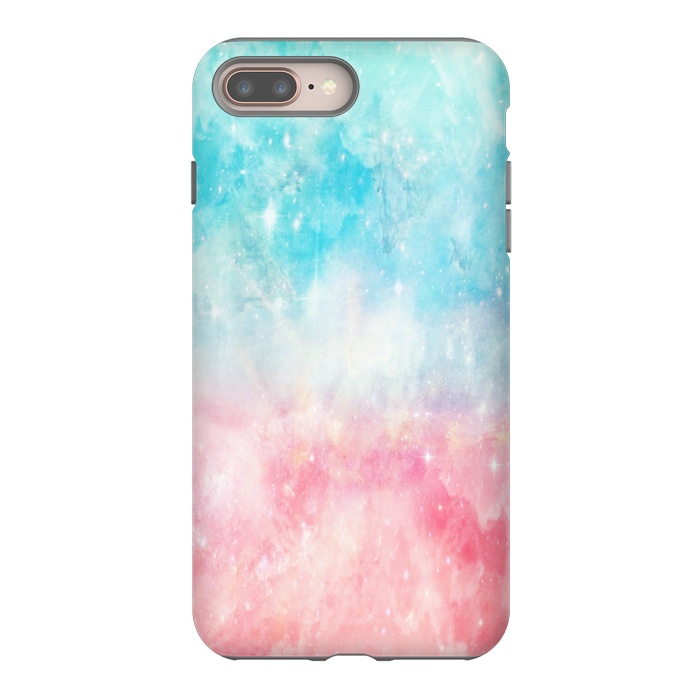 iPhone 7 plus StrongFit Blue pink galaxy by Jms