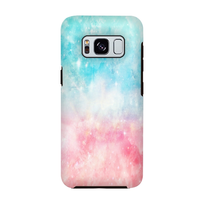 Galaxy S8 StrongFit Blue pink galaxy by Jms