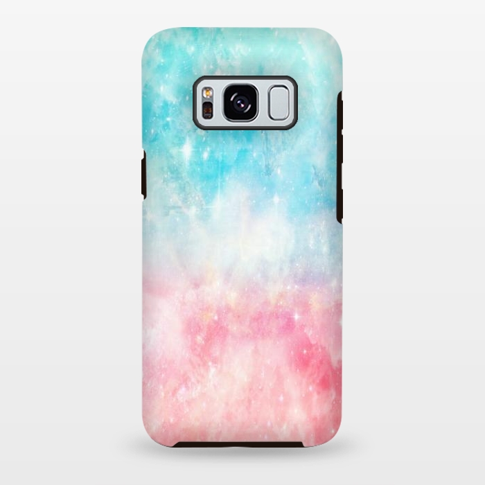 Galaxy S8 plus StrongFit Blue pink galaxy by Jms
