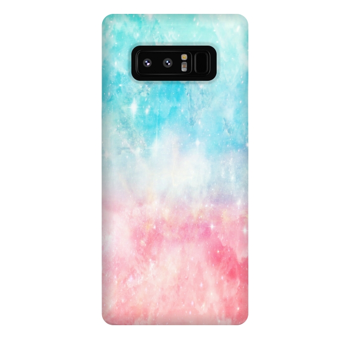 Galaxy Note 8 StrongFit Blue pink galaxy by Jms